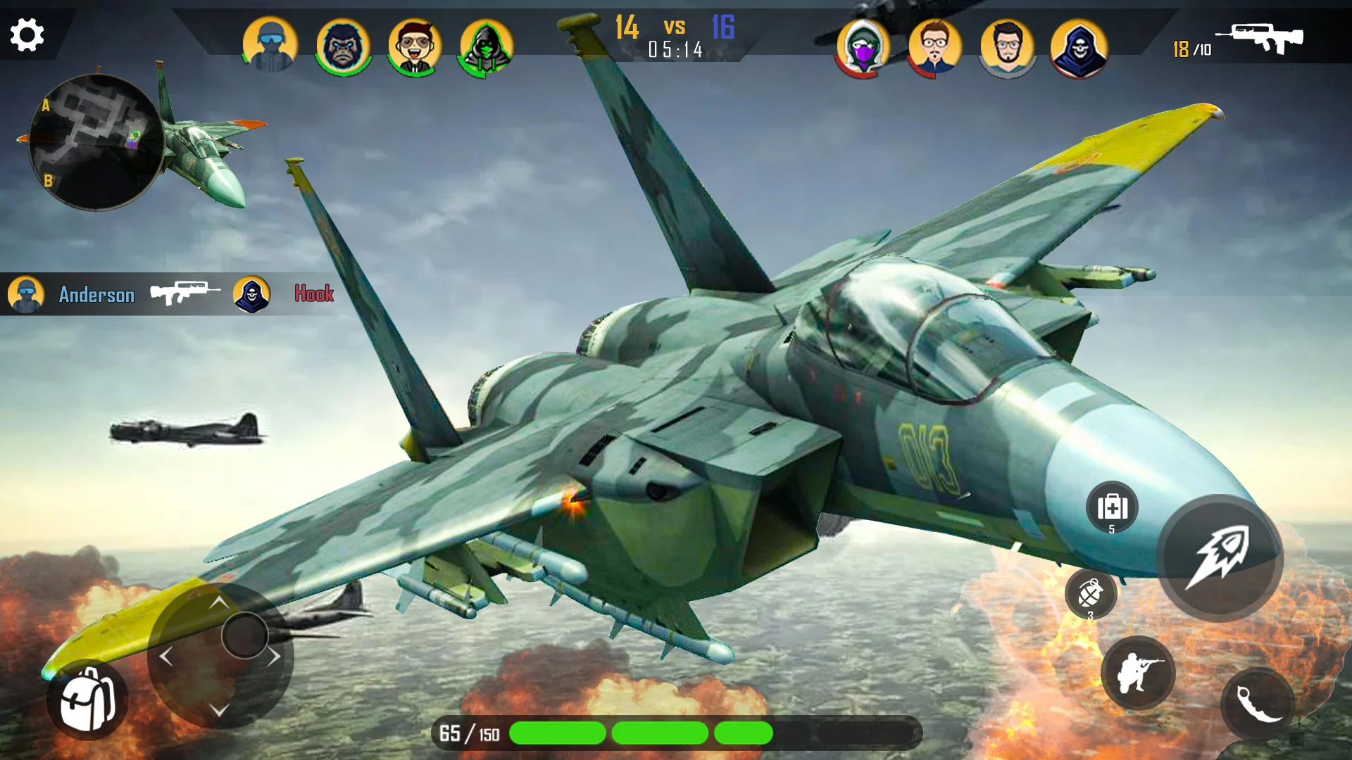 بازی Fighter Jet Games Warplanes - دانلود | بازار