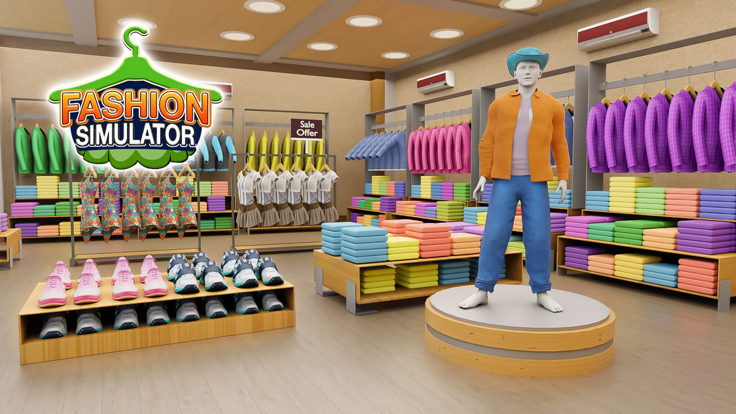 Clothing Store Simulator Games - Gameplay image of android game