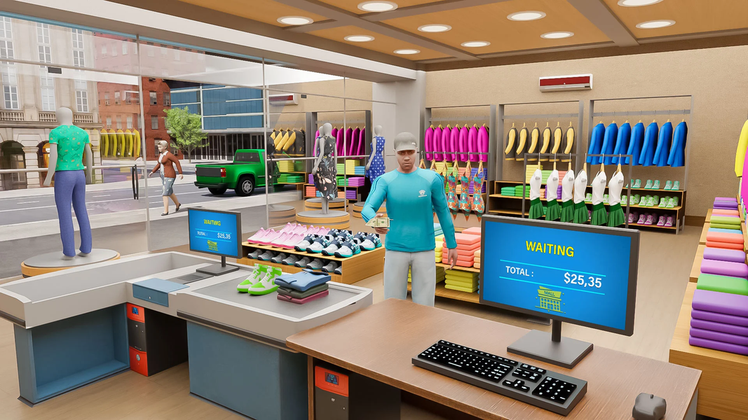 Clothing Store Simulator Games - Gameplay image of android game