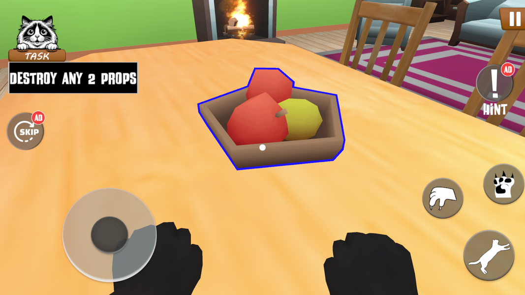 Gran Vs Cat: Bad Cat Simulator - Gameplay image of android game