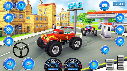 Monster Truck Transport Plane - عکس بازی موبایلی اندروید