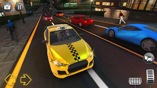 Crazy Car Taxi Simulator - Gameplay image of android game