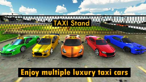 Crazy Car Taxi Simulator - Gameplay image of android game