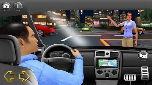 Crazy Car Taxi Simulator - Gameplay image of android game
