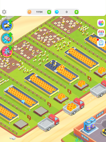 Bee Farm: Idle Tycoon - عکس بازی موبایلی اندروید