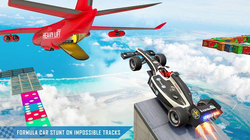 Futuristic Mega Impossible Tracks Car Racing Plane Stunts