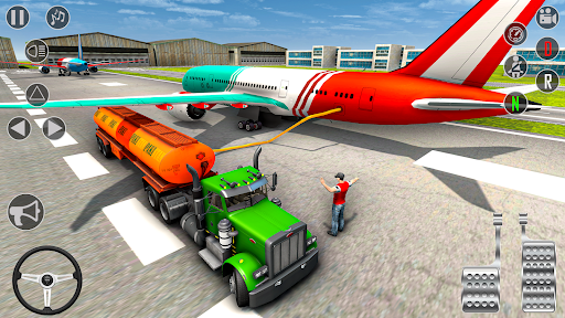 Oil Truck Parking Driving Game - Gameplay image of android game