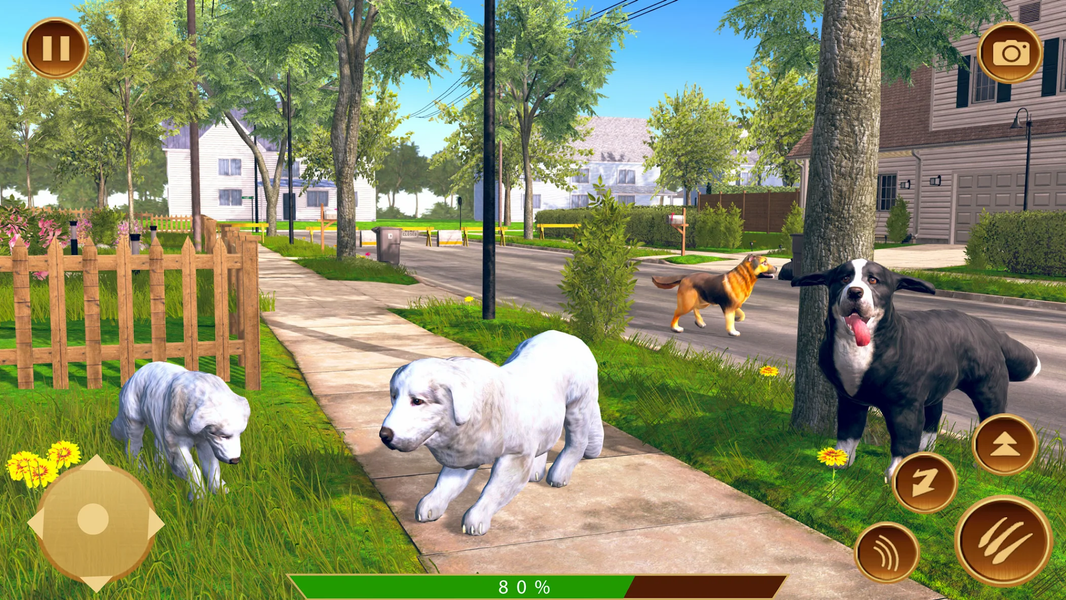 Dog Simulator: Family Of Dogs - Gameplay image of android game