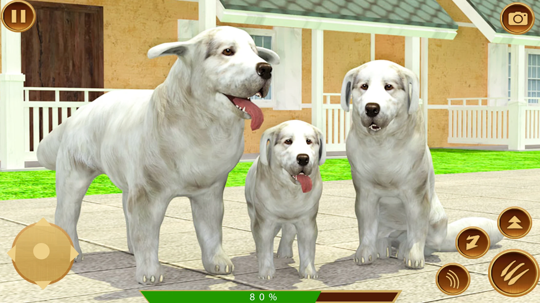 Dog Simulator: Family Of Dogs - Gameplay image of android game