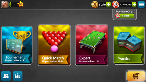Snooker Live Pro & Six-red - Gameplay image of android game