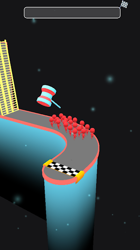 Race 3D - Cool Relaxing endles - Gameplay image of android game