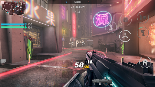 Infinity Ops: Cyberpunk FPS - Gameplay image of android game