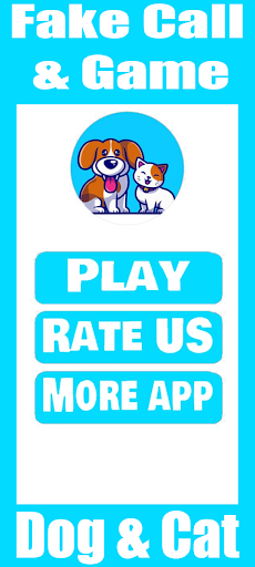 Fake Call Dog & Cat Game - عکس برنامه موبایلی اندروید