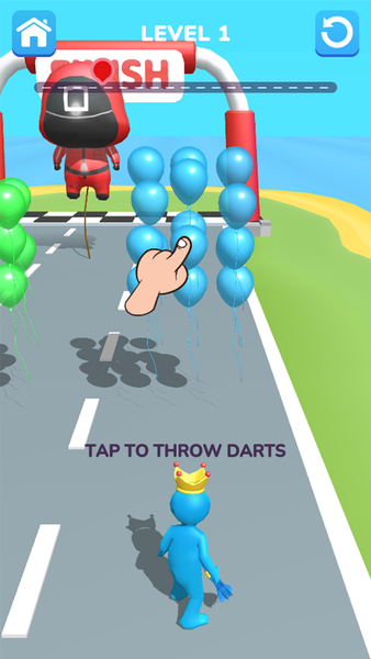 Balloon Pop Run 3D - Gameplay image of android game