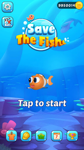 Save the fish - Dig this! - Image screenshot of android app