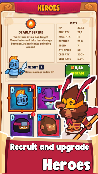 Survivor Kingdoms: Roguelike - Image screenshot of android app