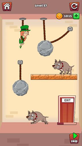 Save The Wife - Cut Rope Puzzle - Gameplay image of android game