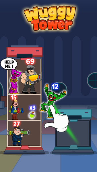 Wuggy Tower: Escape Playtime - Gameplay image of android game