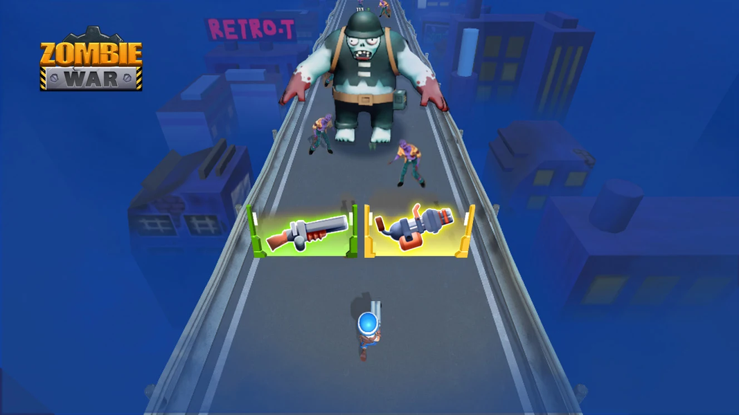 Zombie War: Shoot and Run - Gameplay image of android game