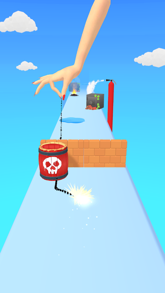 Powder Trail 3D - Gameplay image of android game