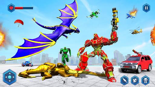 Flying Dragon Transform Robot - Gameplay image of android game