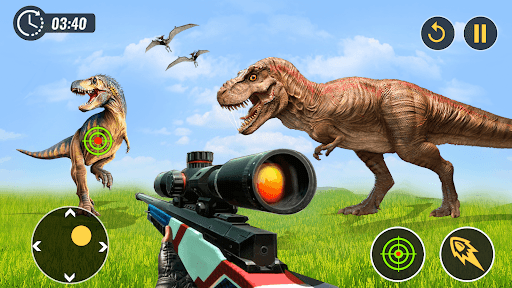 Wild Dino Animal Zoo Hunter - عکس برنامه موبایلی اندروید