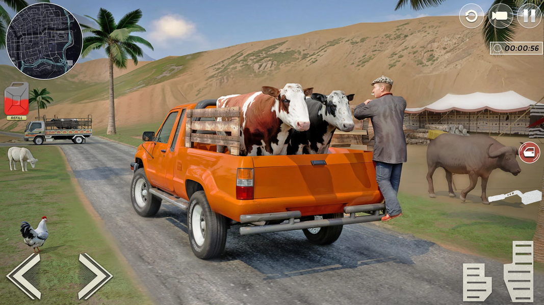 Farm Animal Transport Games 3D - Gameplay image of android game