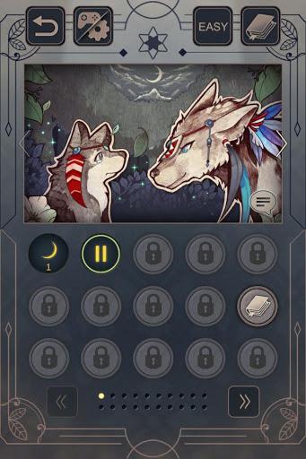 Wolf And Moon : Sudoku - Gameplay image of android game