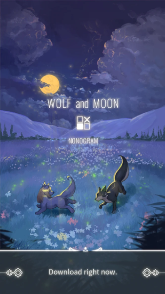 Wolf And Moon : Nonogram - عکس بازی موبایلی اندروید