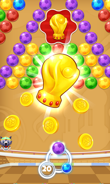Bubble Pop Legend Soccer - عکس بازی موبایلی اندروید