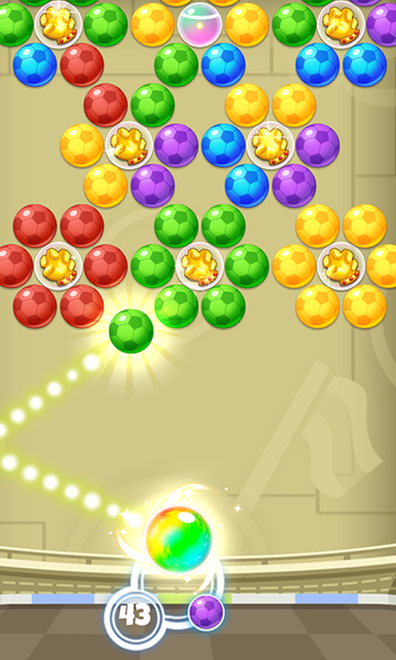 Bubble Pop Legend Soccer - عکس بازی موبایلی اندروید