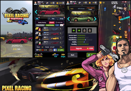 Pixel Racing - عکس بازی موبایلی اندروید