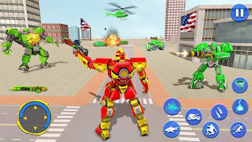 Shark Robot Transform Game 3D - Gameplay image of android game