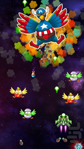 Shoot the chicken - Gameplay image of android game