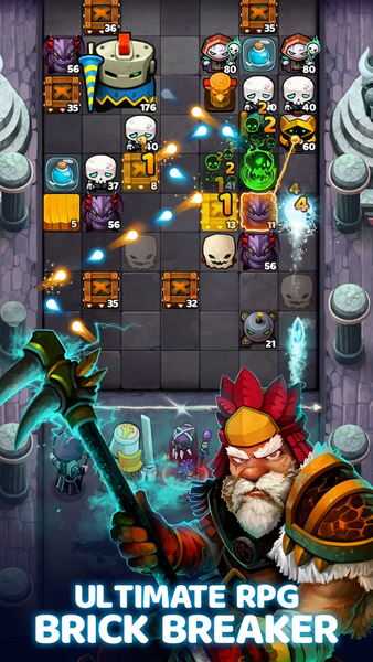 Battle Bouncers: Legion of Breakers! Brawl RPG - Gameplay image of android game