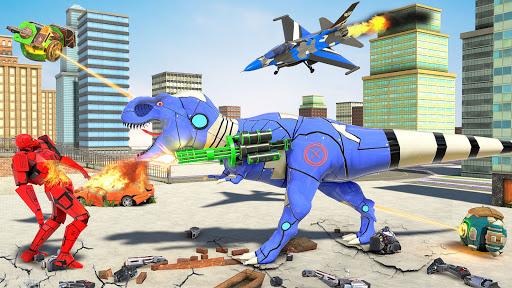 Mega Robot Dinosaur Hunt: Multi Robot Car Games - Image screenshot of android app