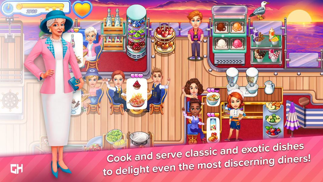 Claire's Café: Sea Adventure - Gameplay image of android game