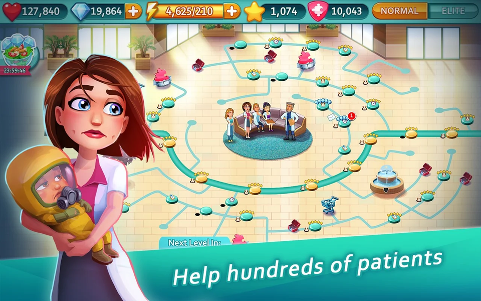 Heart's Medicine - Doctor Game - Gameplay image of android game