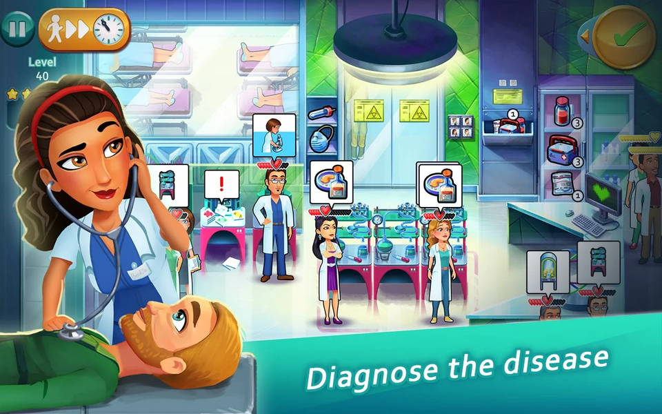 Heart's Medicine - Doctor Game - Gameplay image of android game
