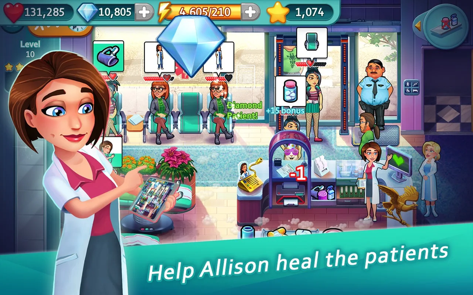 Heart's Medicine - Doctor Game - Gameplay image of android game
