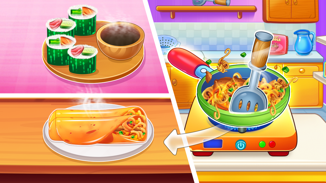 cooking chef kitchen school - Image screenshot of android app