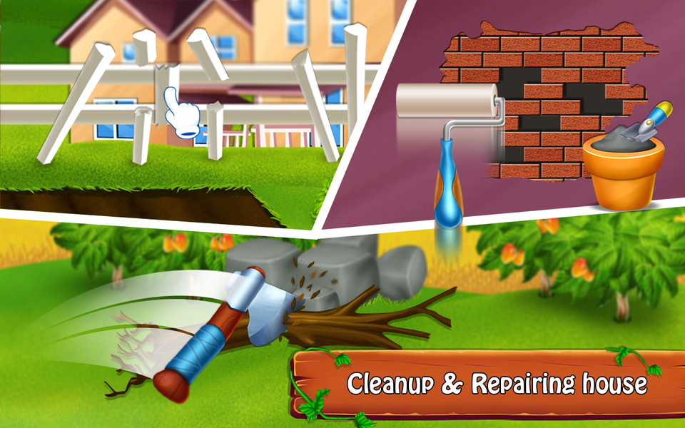 Farm Cleanup: House Cleaning - عکس برنامه موبایلی اندروید