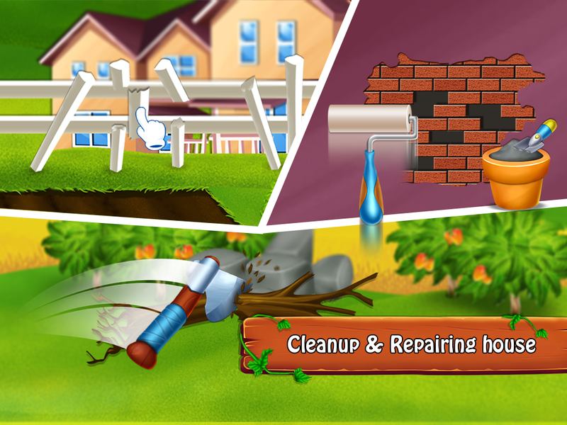 Farm Cleanup: House Cleaning - عکس برنامه موبایلی اندروید