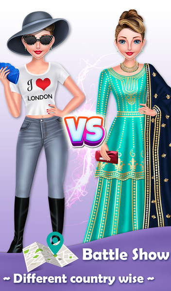 stylist makeup game - عکس برنامه موبایلی اندروید