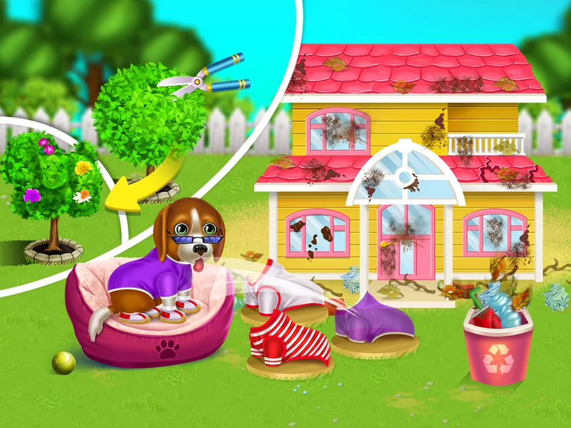 HappyHome Cleanup game - عکس بازی موبایلی اندروید