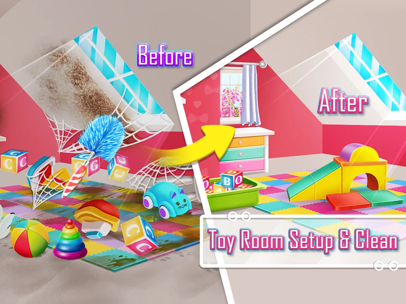 HappyHome Cleanup game - عکس بازی موبایلی اندروید