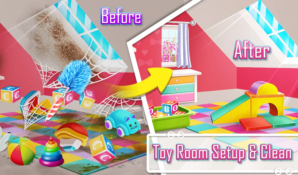 HappyHome Cleanup game - عکس بازی موبایلی اندروید