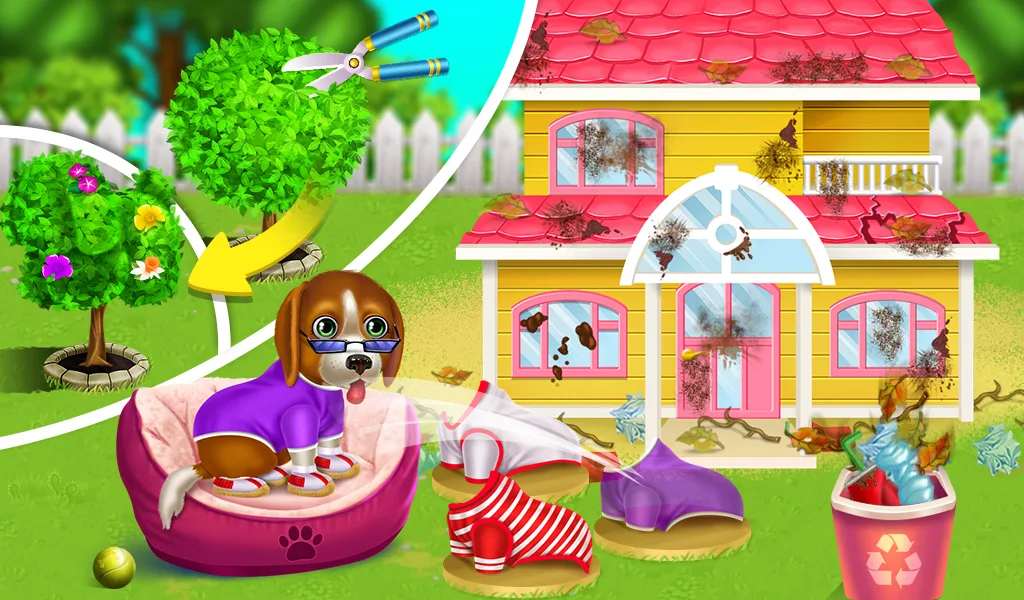 HappyHome Cleanup game - عکس بازی موبایلی اندروید
