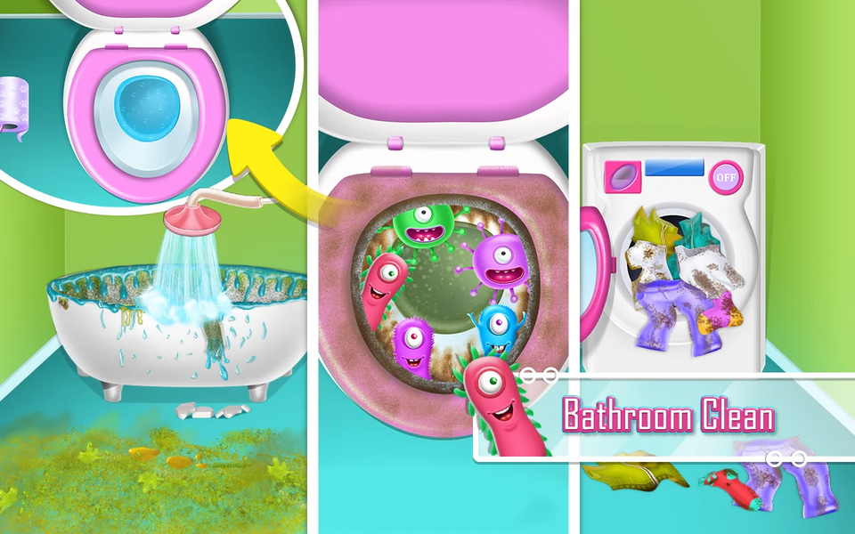 HappyHome Cleanup game - عکس بازی موبایلی اندروید