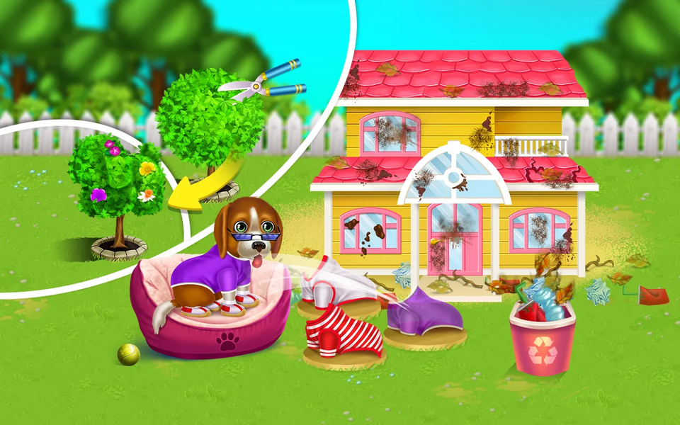 HappyHome Cleanup game - عکس بازی موبایلی اندروید